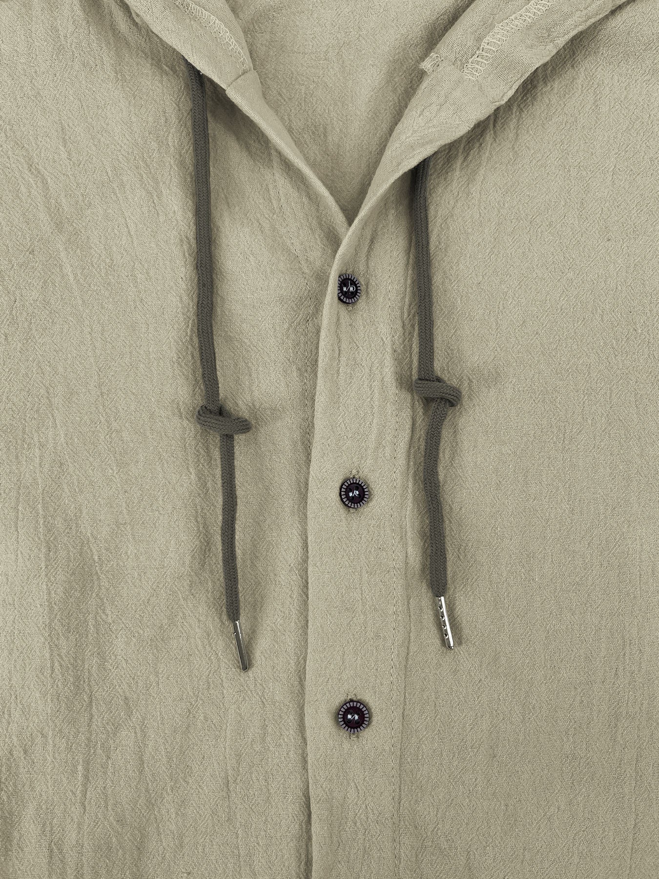 Linen Hoodie Shirt