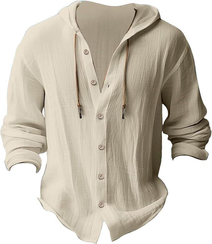 Linen Hoodie Shirt