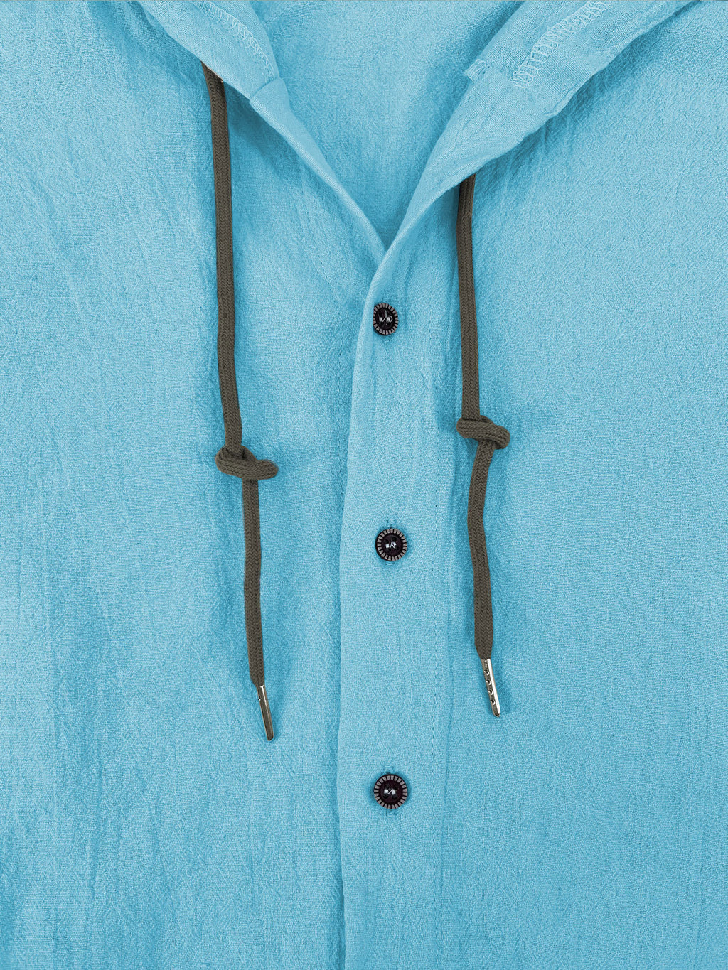 Linen Hoodie Shirt