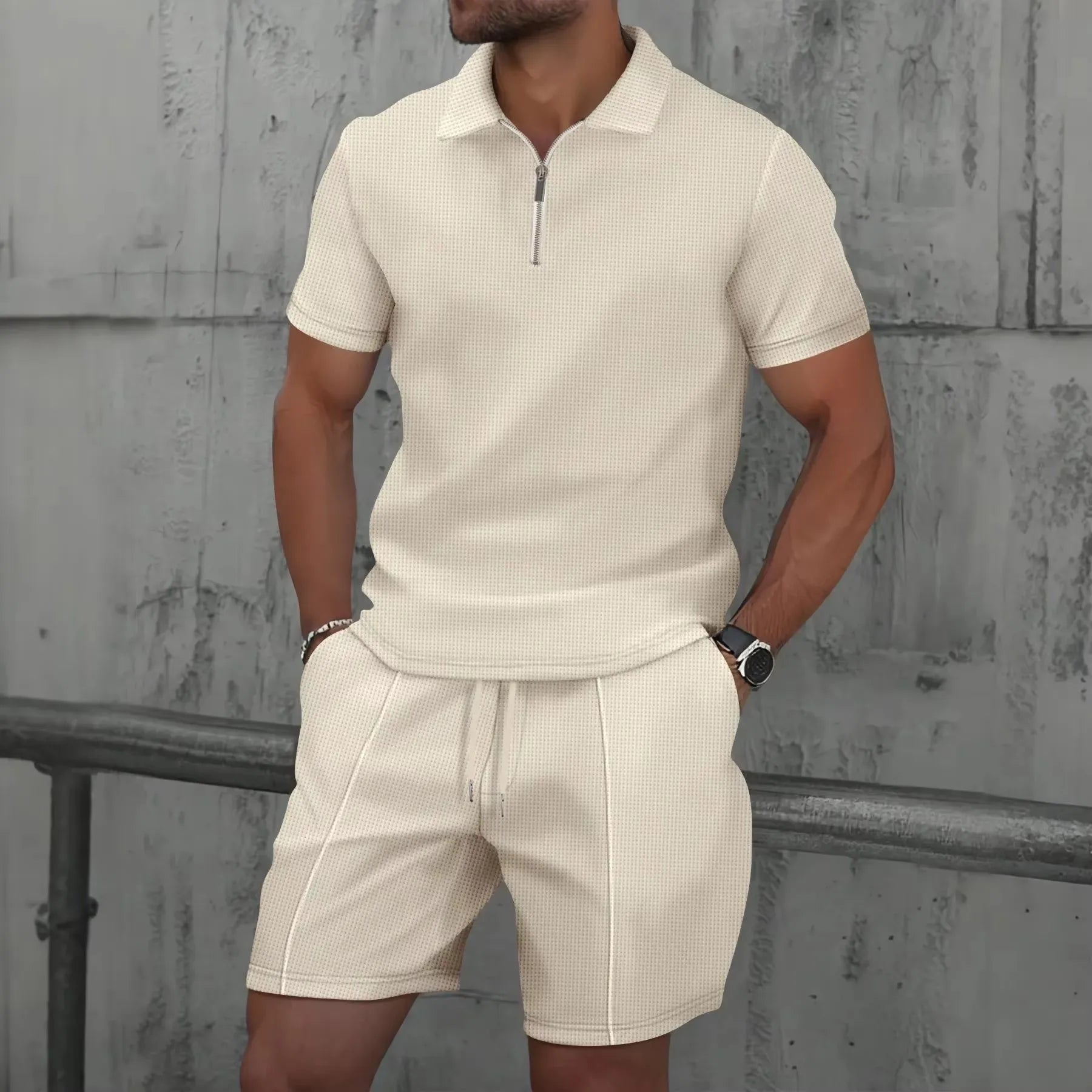 Polo Shirt And Shorts Set