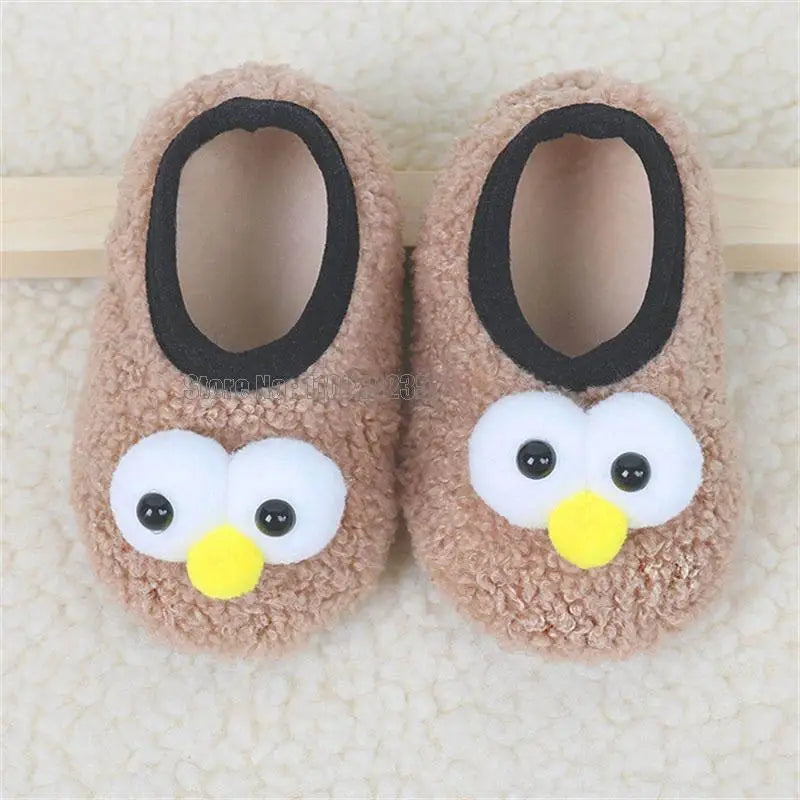 Kids Plush Anti-Slip Indoor Slippers