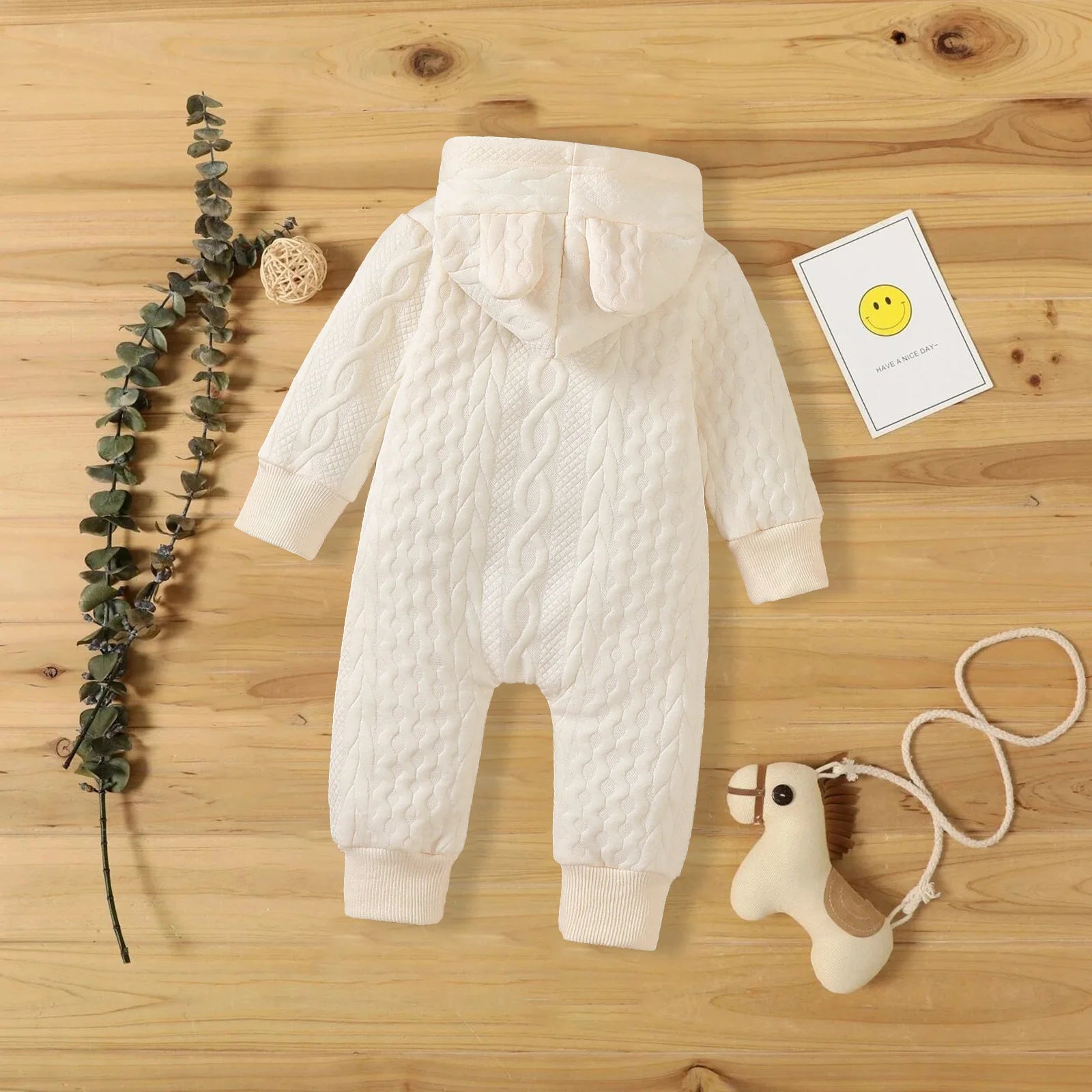Baby Hooded Romper Jumpsuit