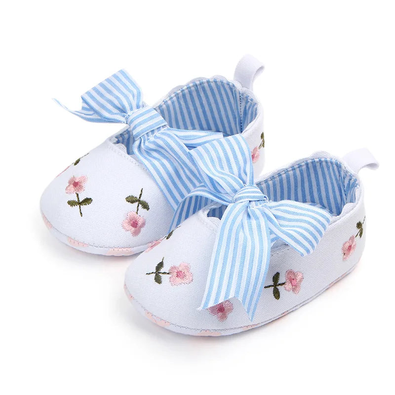 Baby Girl Bowknot First Walker Shoes