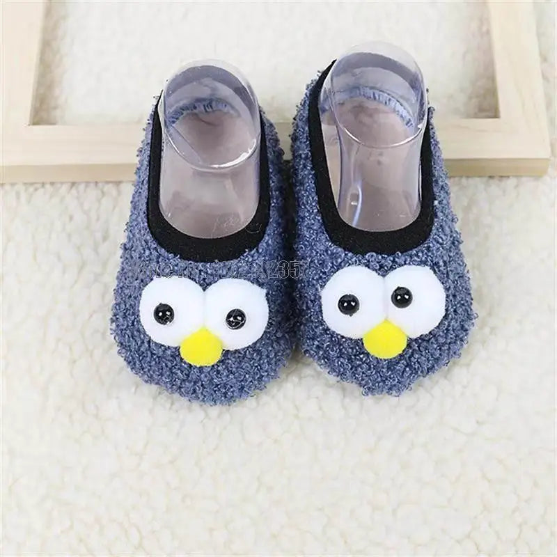 Kids Plush Anti-Slip Indoor Slippers