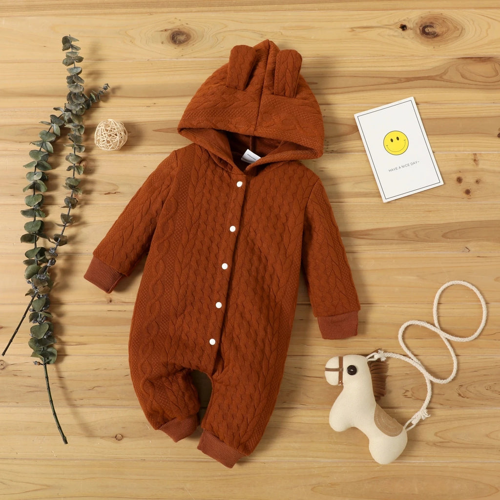 Baby Hooded Romper Jumpsuit