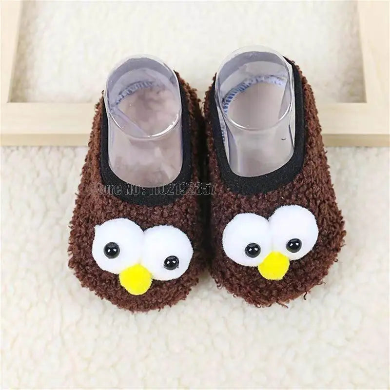 Kids Plush Anti-Slip Indoor Slippers