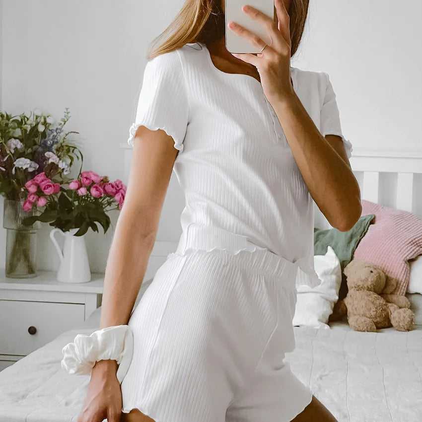 Knitted Pajama Set