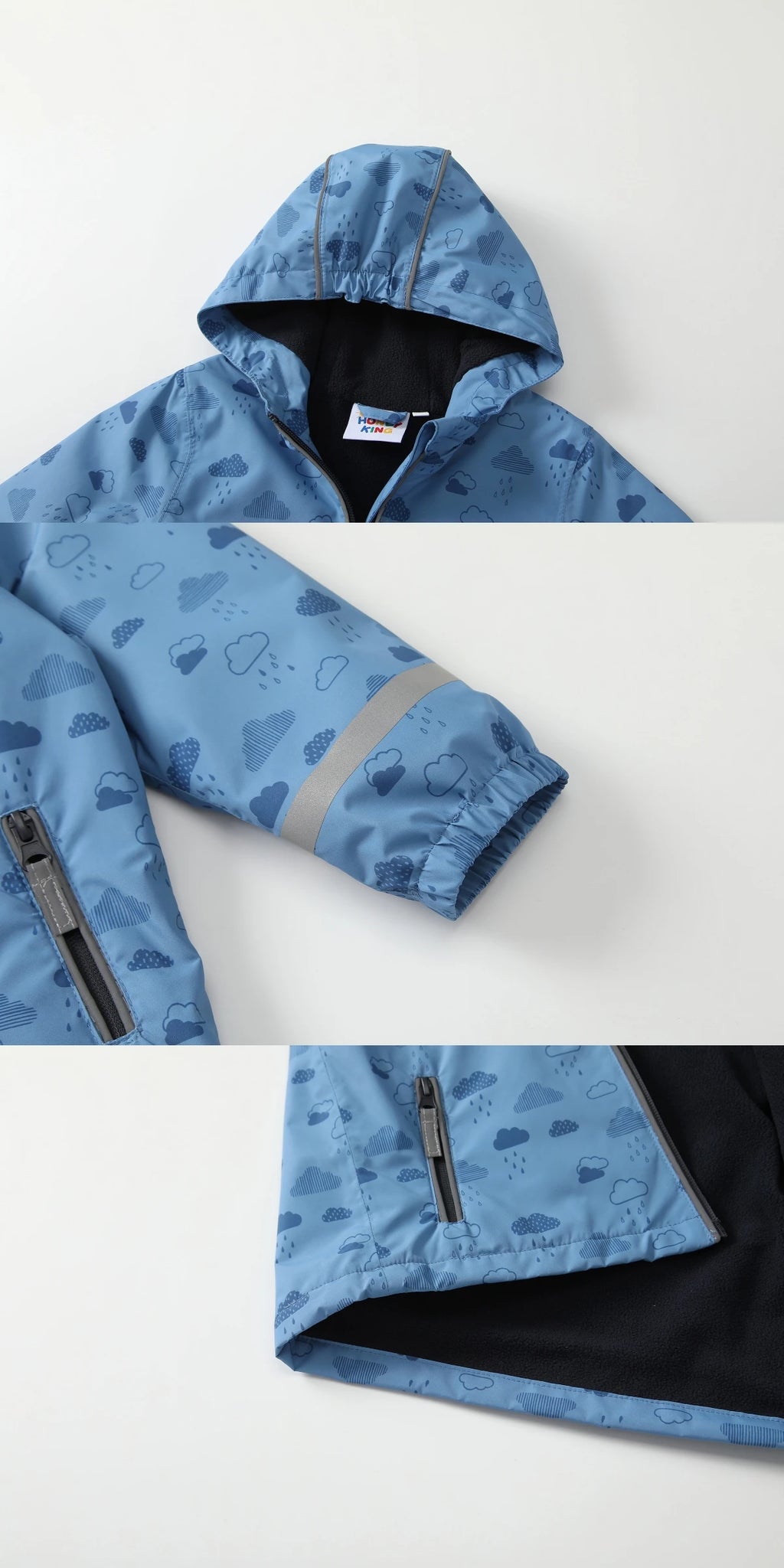 Kids Waterproof Raincoat Set