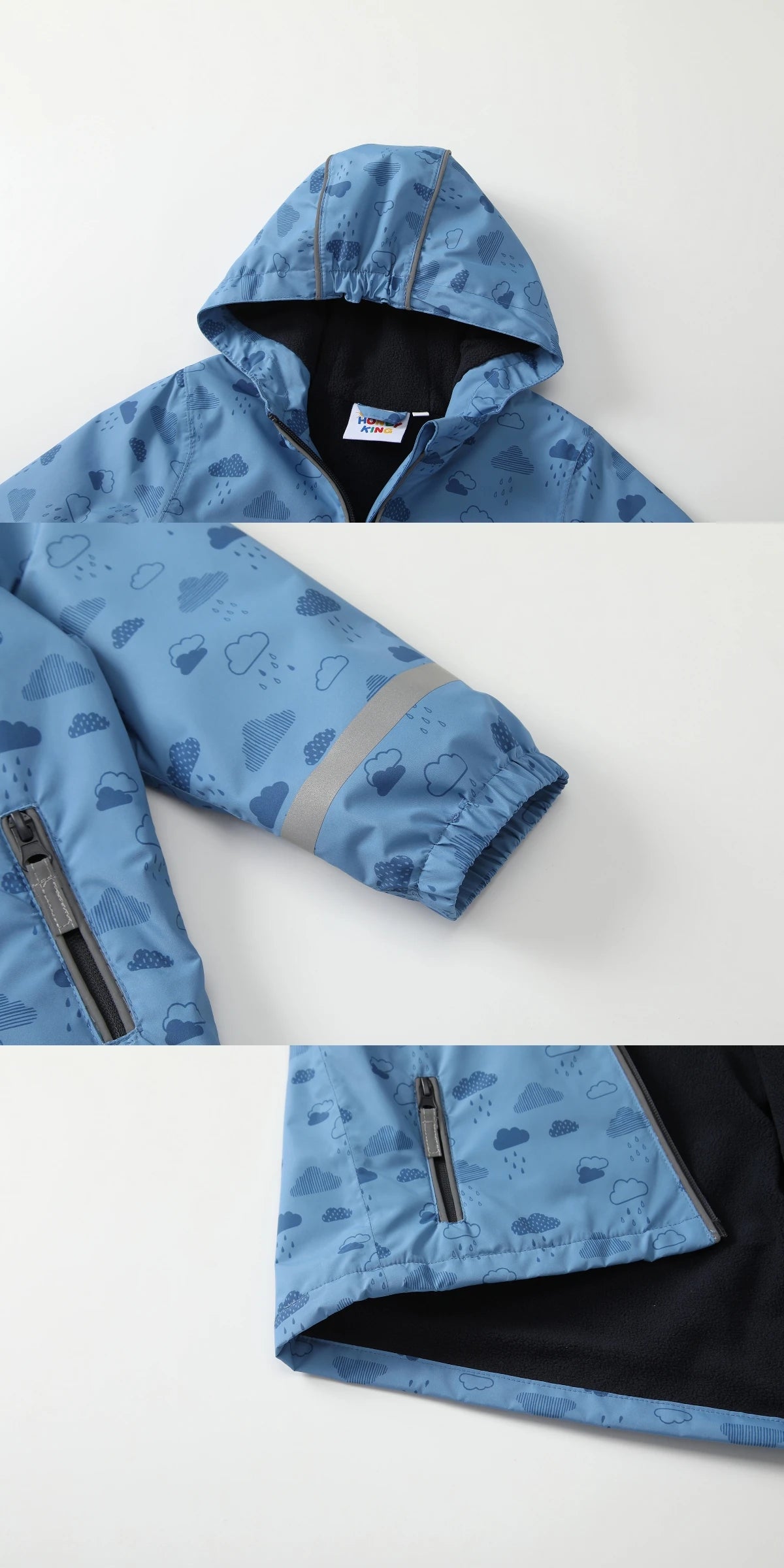 Kids Waterproof Raincoat Set