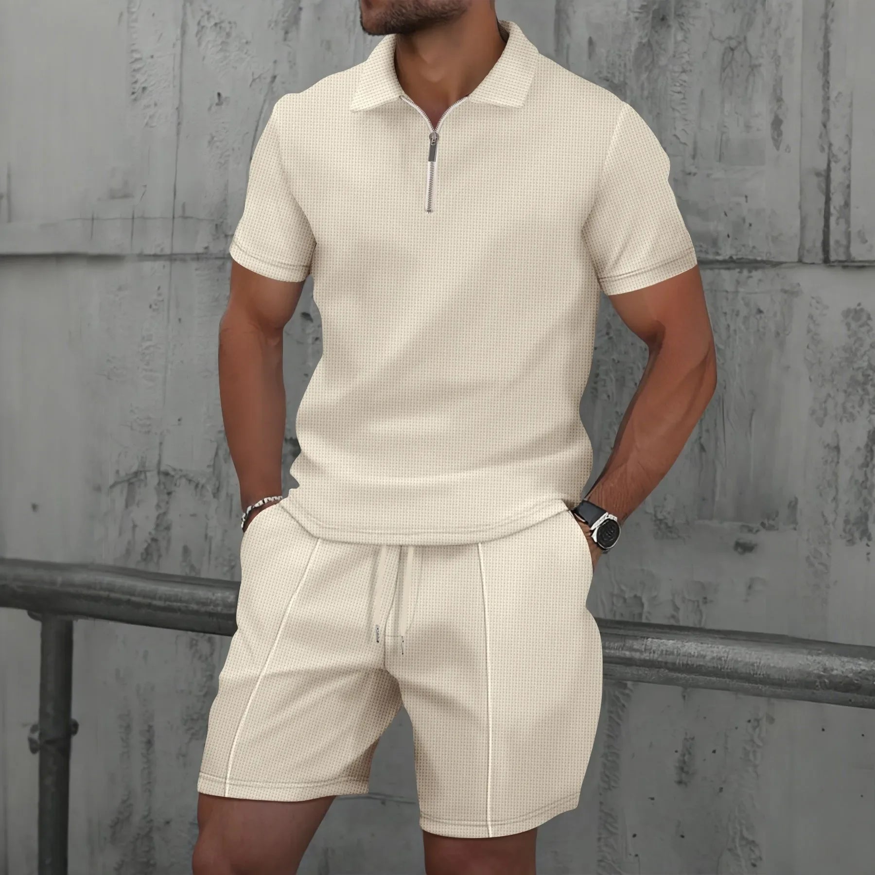 Polo Shirt And Shorts Set