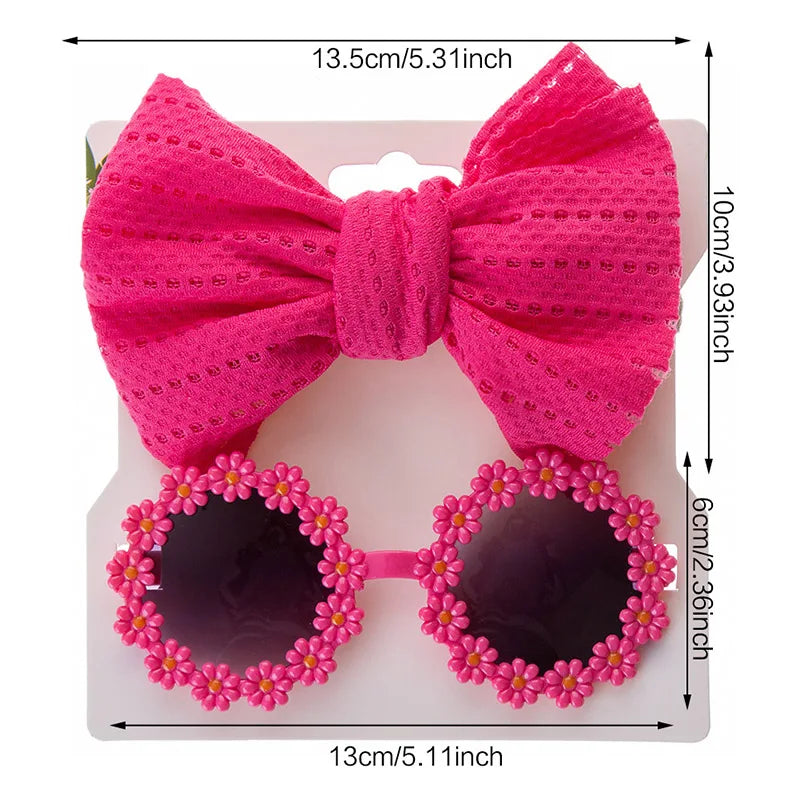 Kids Daisy Sunglasses & Headband Set