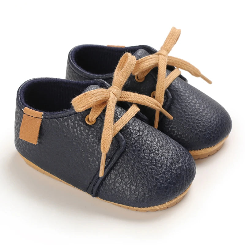 Baby Retro Leather Moccasins