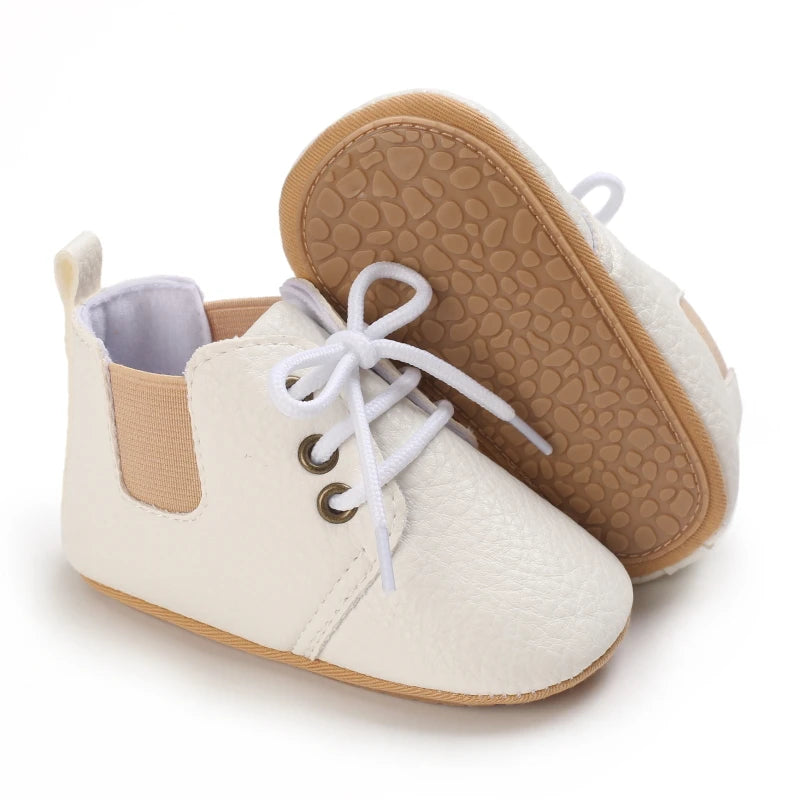 Baby Retro Leather Moccasins