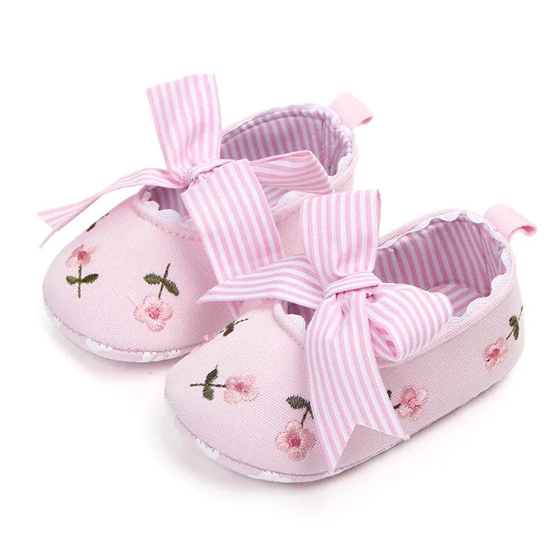 Baby Girl Bowknot First Walker Shoes