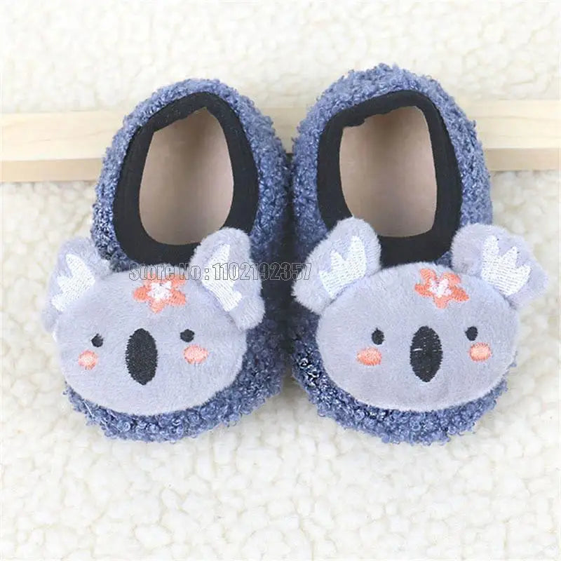 Kids Plush Anti-Slip Indoor Slippers