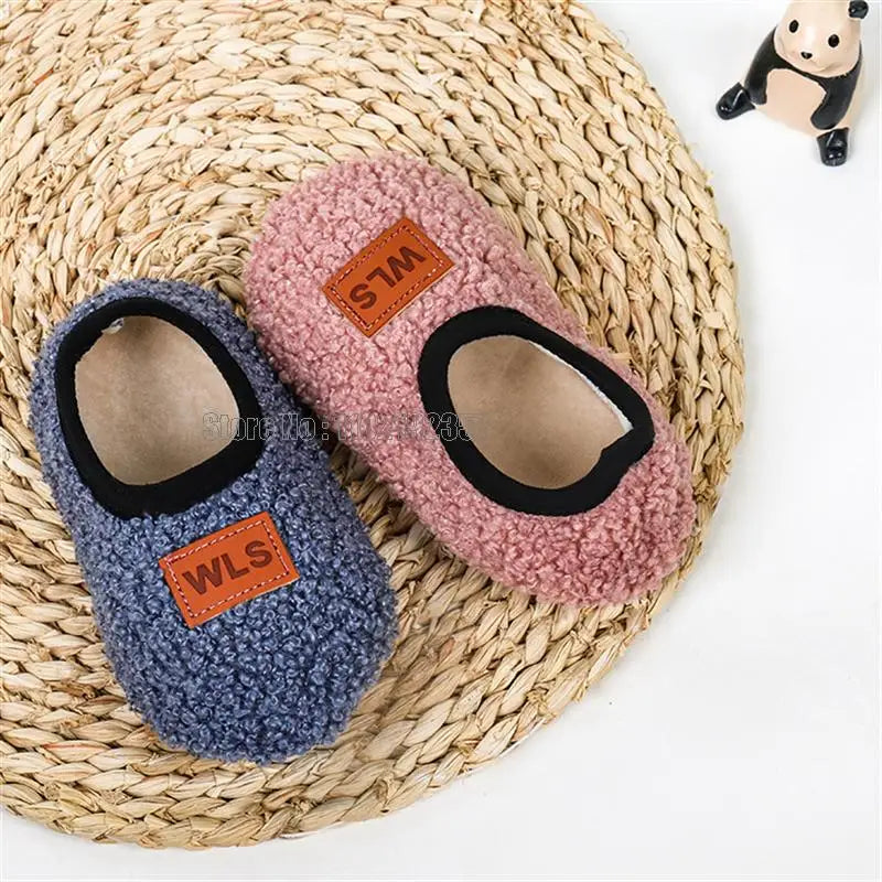 Kids Plush Anti-Slip Indoor Slippers