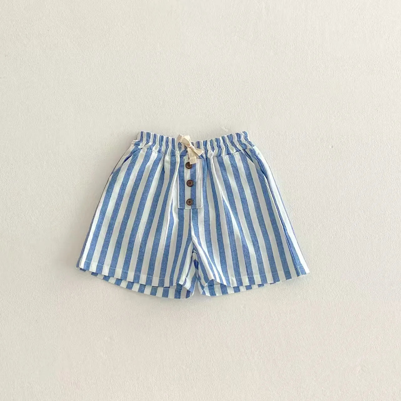Baby Striped Linen Shorts