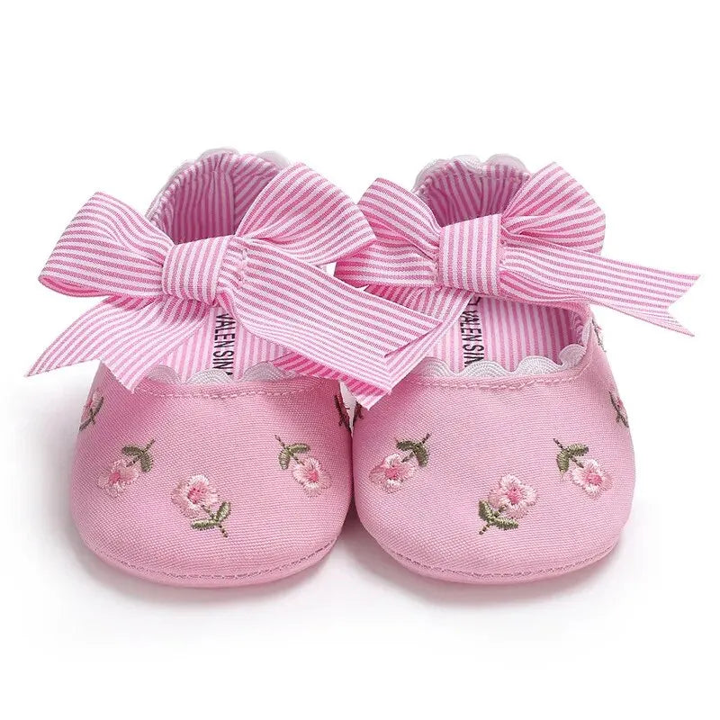 Baby Girl Bowknot First Walker Shoes