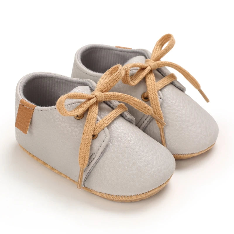 Baby Retro Leather Moccasins