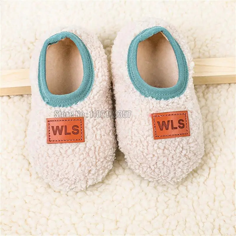 Kids Plush Anti-Slip Indoor Slippers