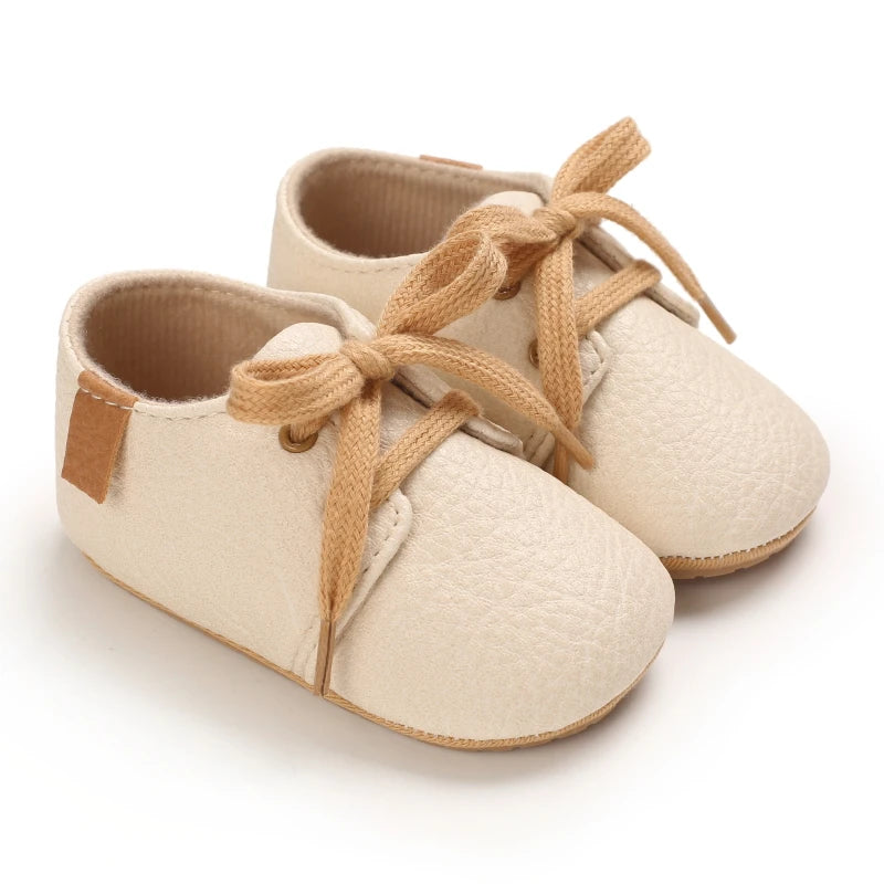 Baby Retro Leather Moccasins
