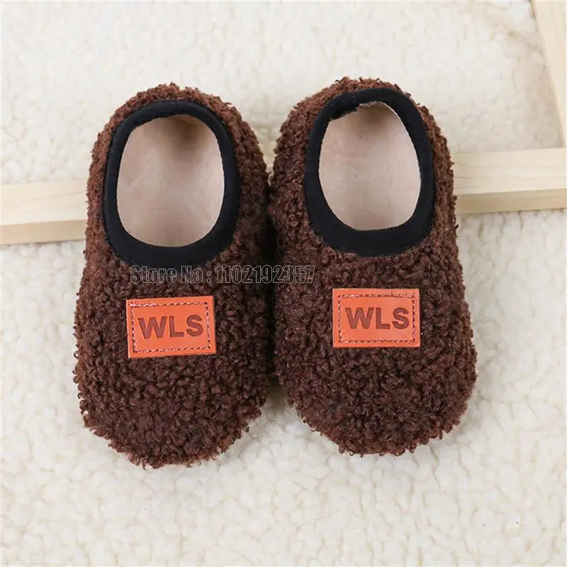 Kids Plush Anti-Slip Indoor Slippers