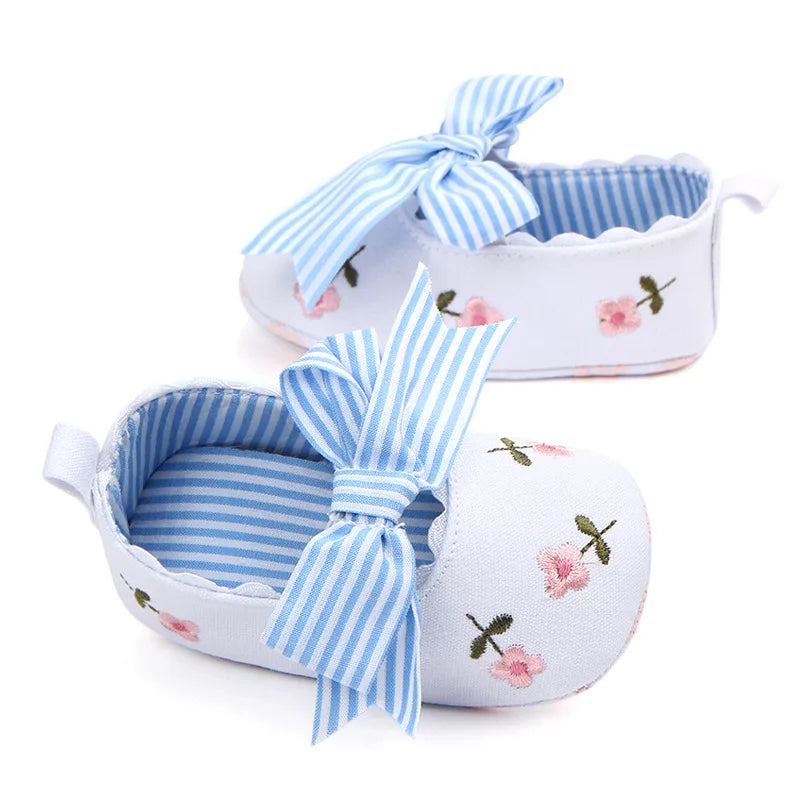 Baby Girl Bowknot First Walker Shoes