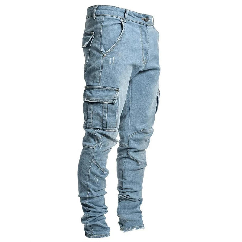 Stretch Cargo Jeans