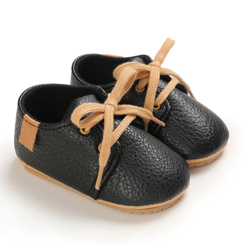 Baby Retro Leather Moccasins