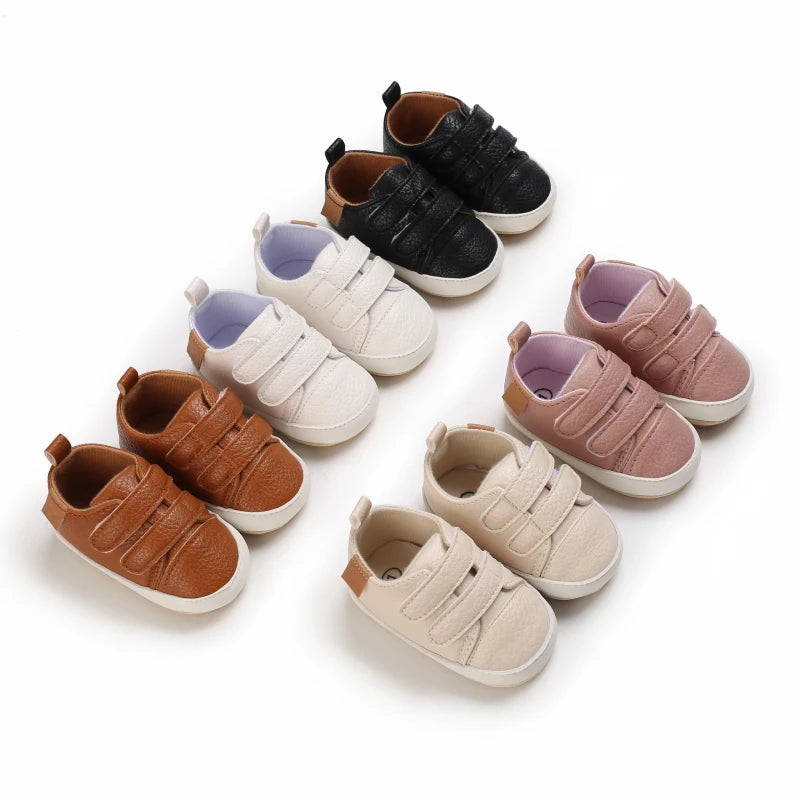 Baby Retro Leather Moccasins