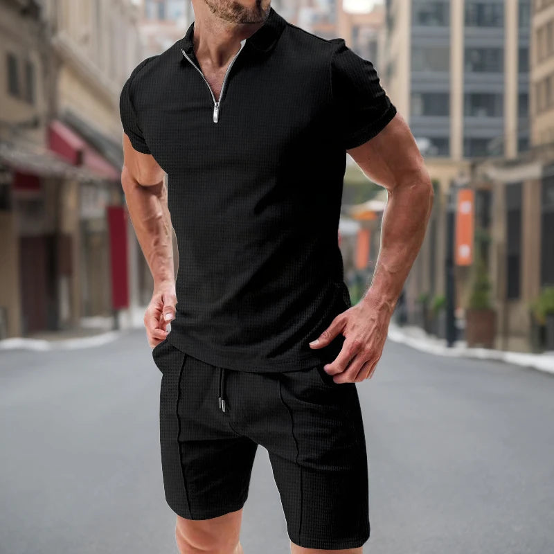Polo Shirt And Shorts Set