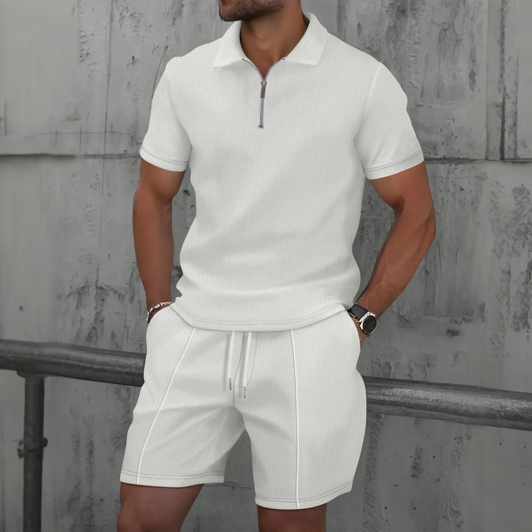 Polo Shirt And Shorts Set
