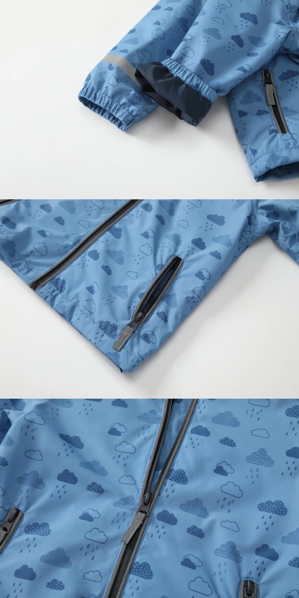Kids Waterproof Raincoat Set