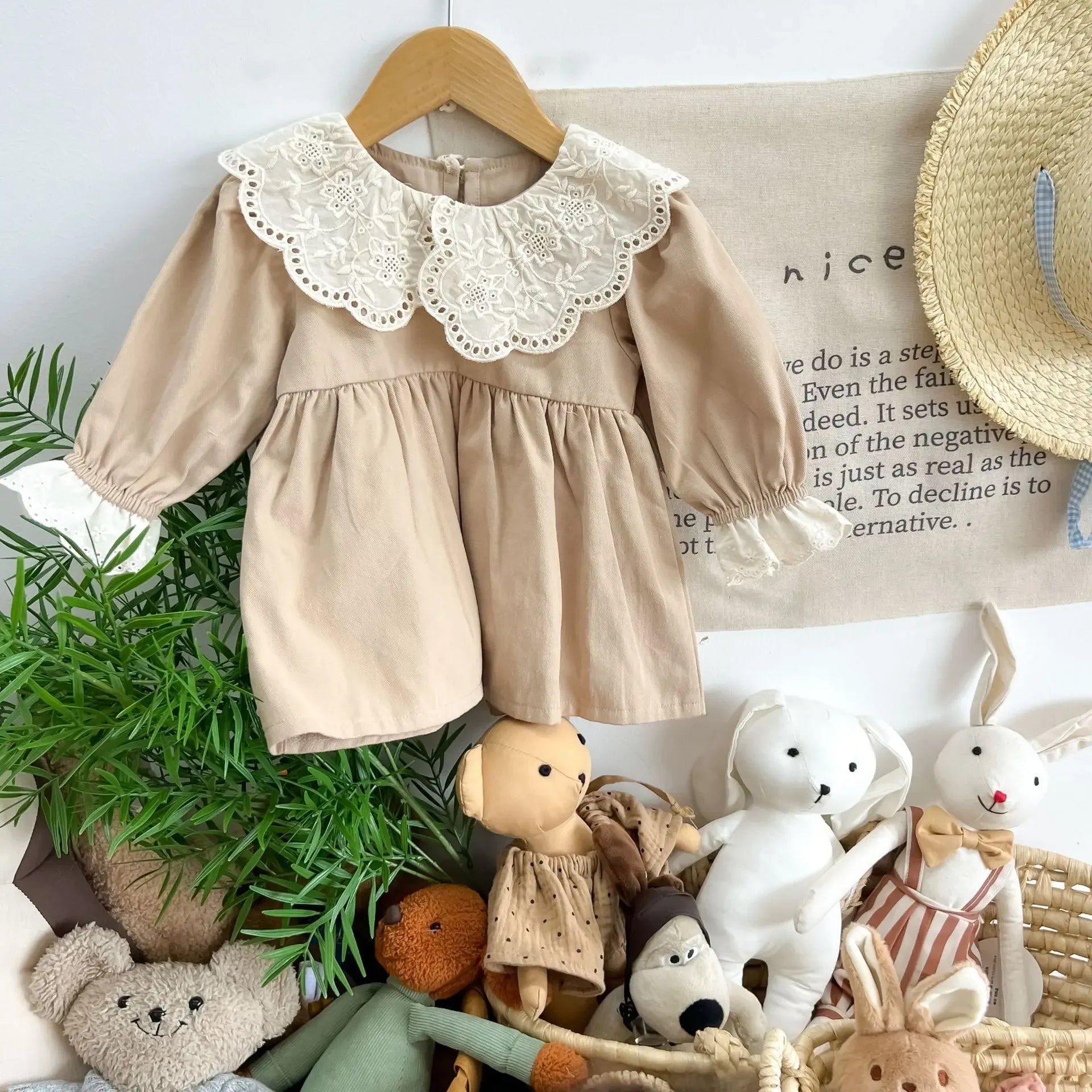 Girls' College Style Princess Dress