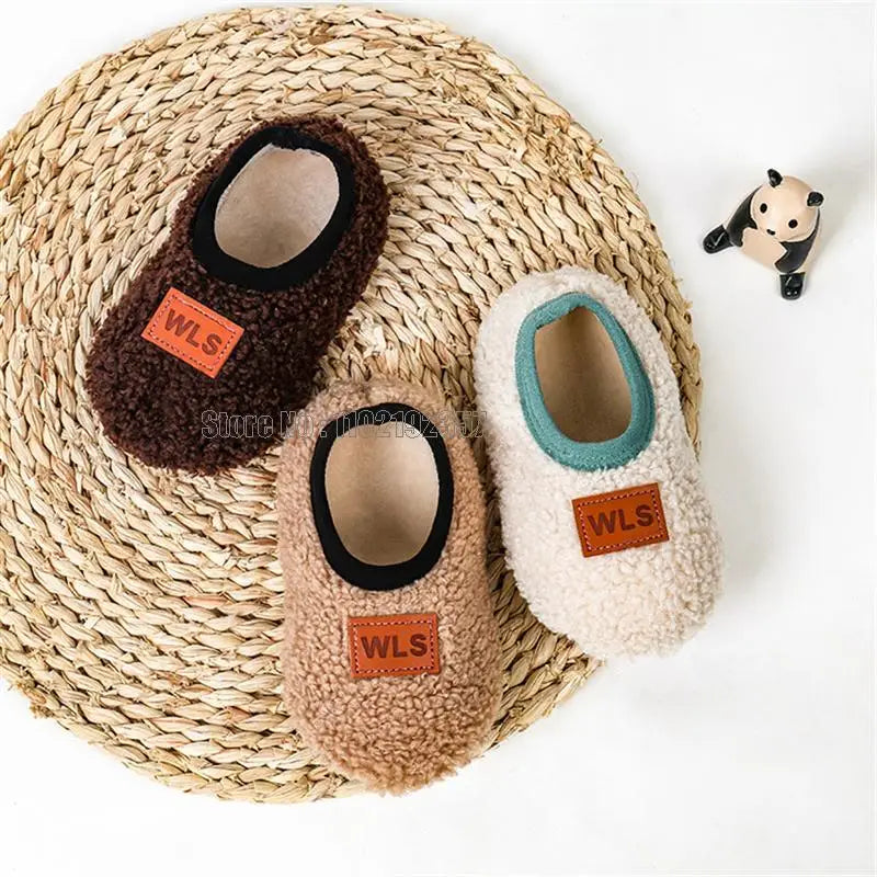Kids Plush Anti-Slip Indoor Slippers
