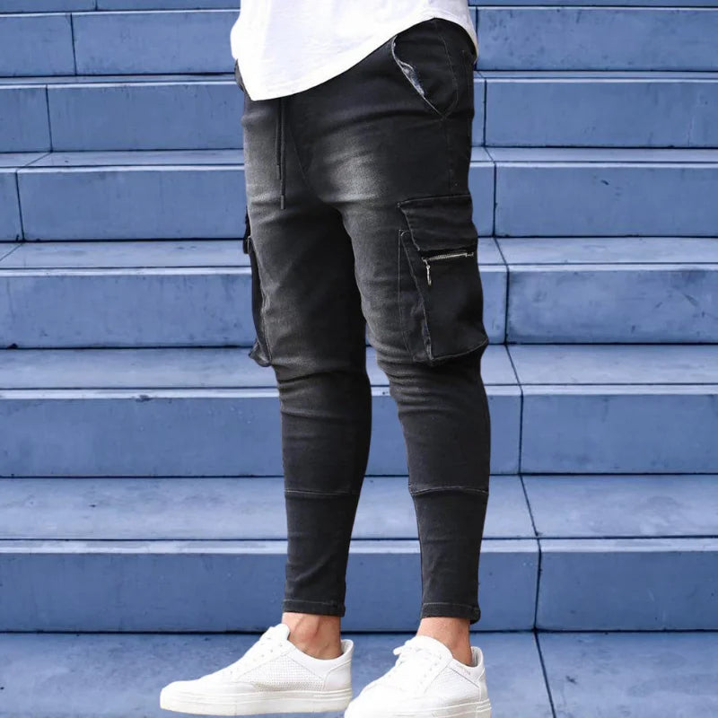 Stretch Cargo Jeans