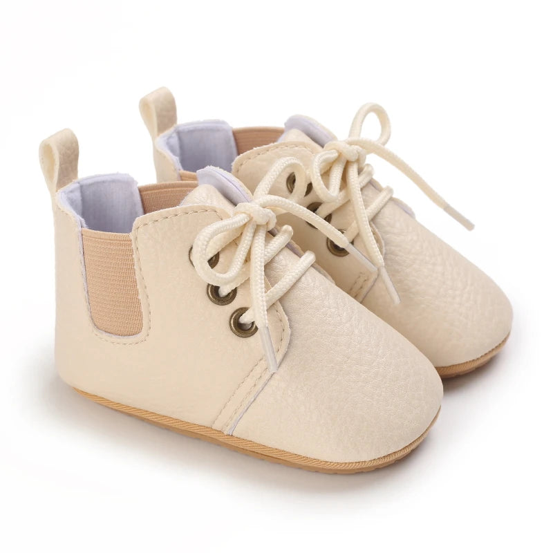 Baby Retro Leather Moccasins