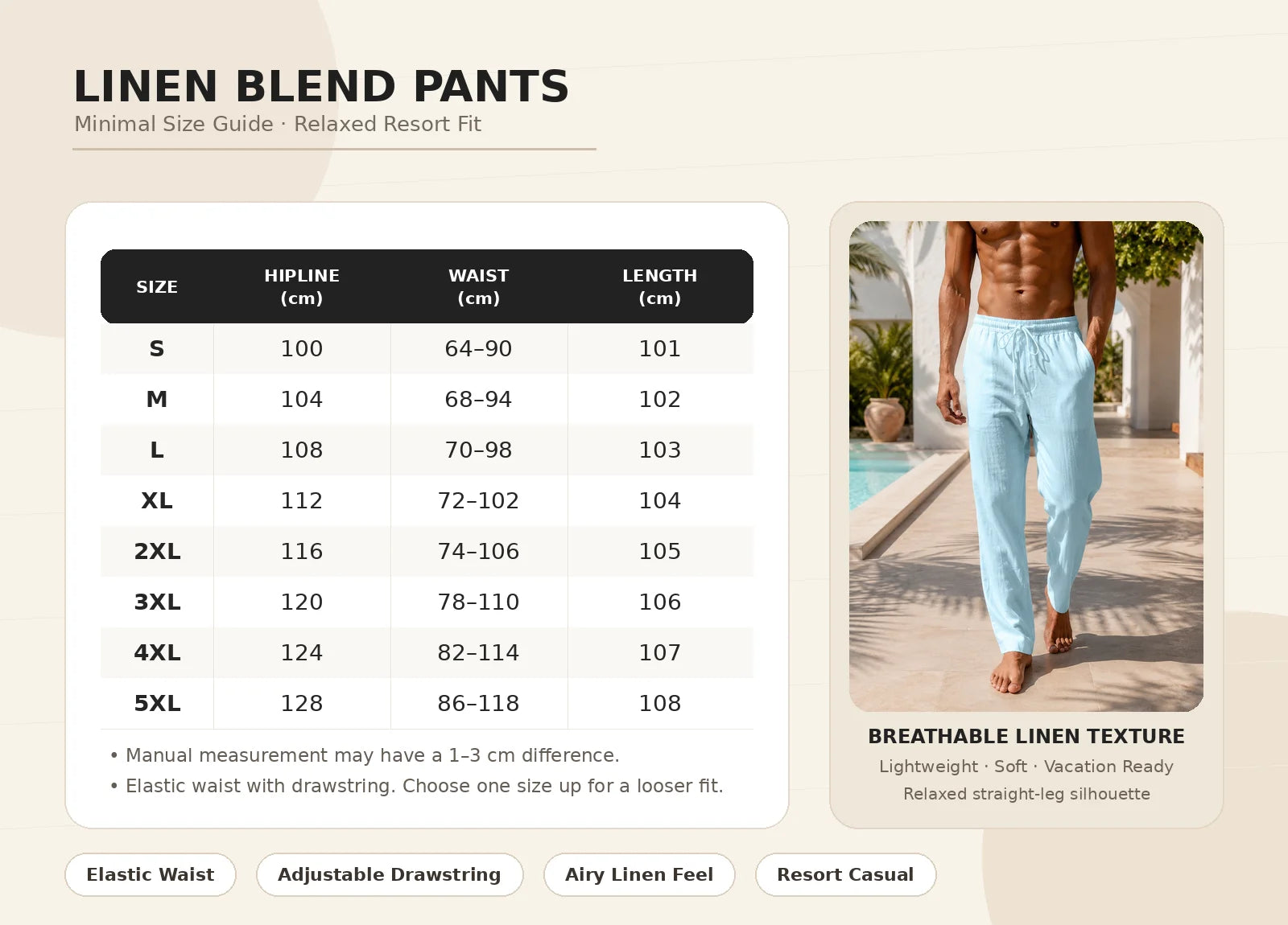 Light cotton Linen pants