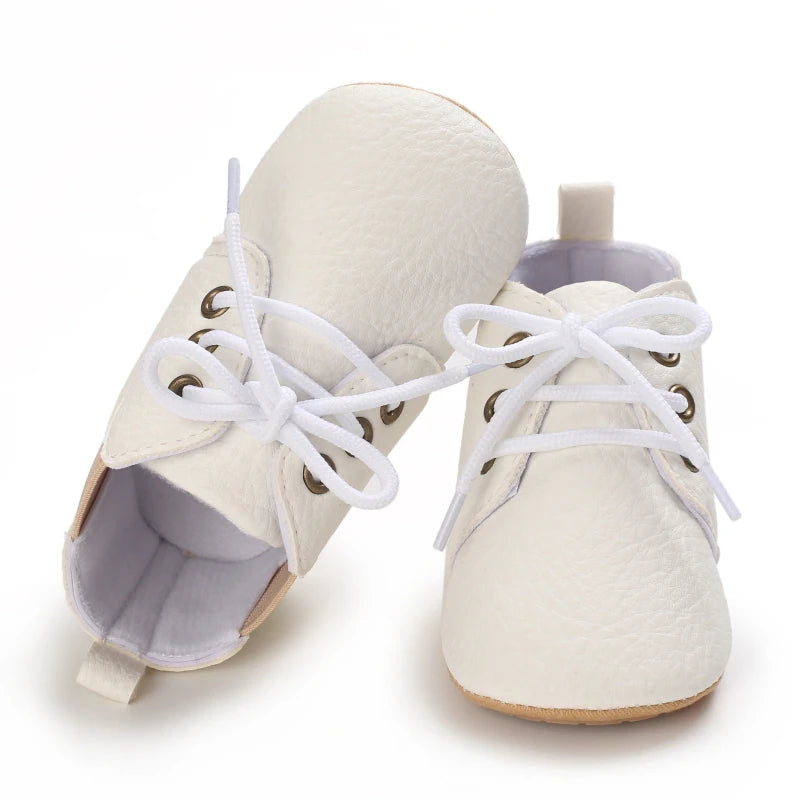 Baby Retro Leather Moccasins