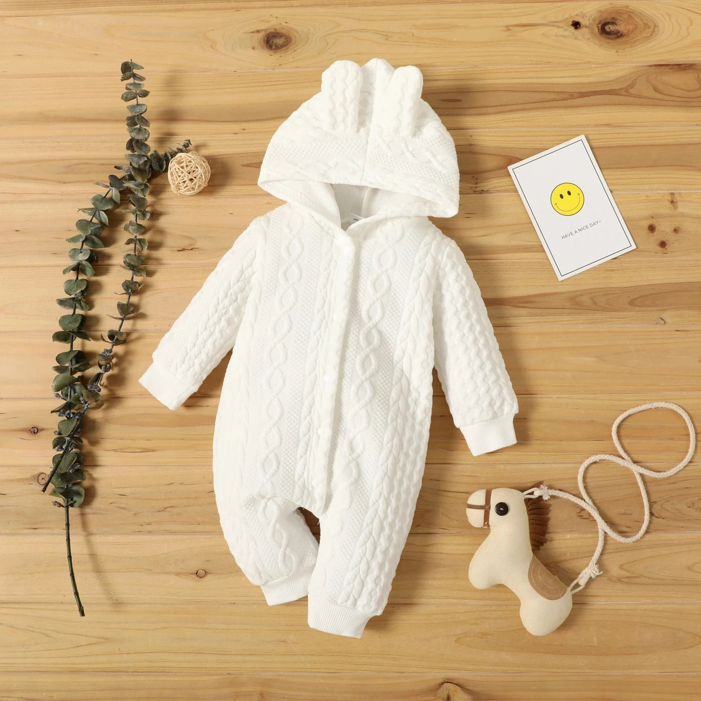 Baby Hooded Romper Jumpsuit