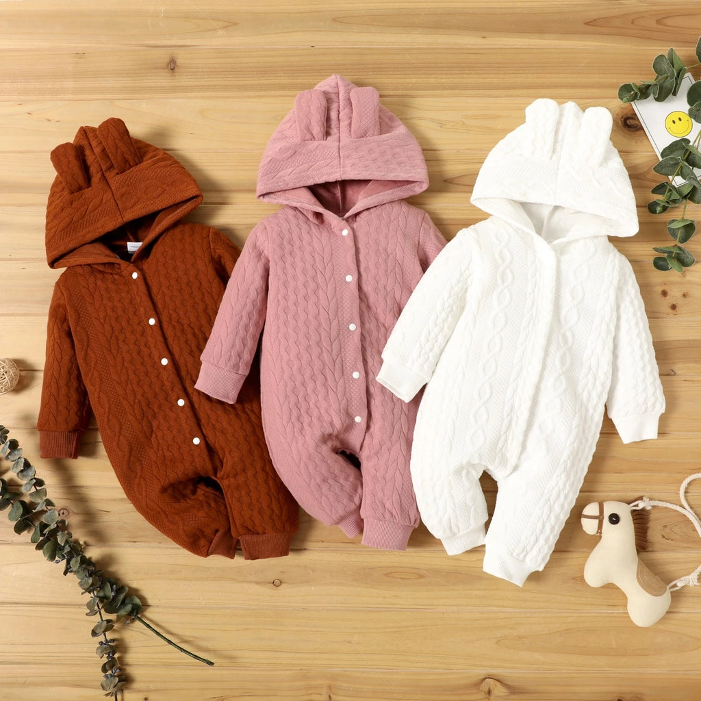 Baby Hooded Romper Jumpsuit