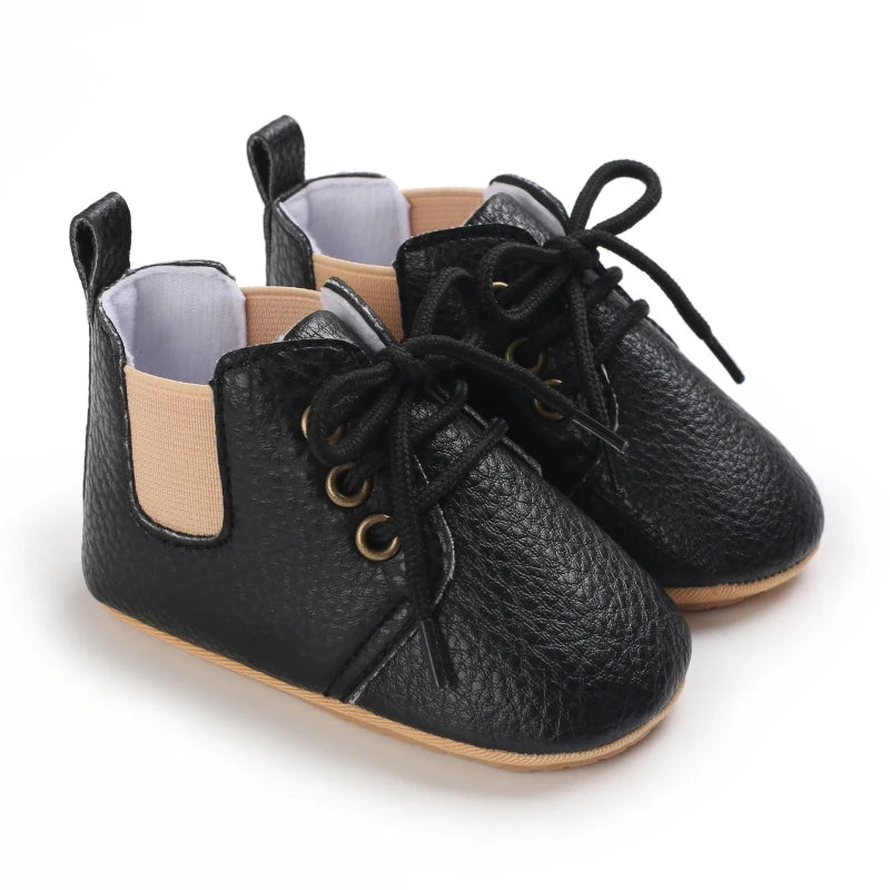 Baby Retro Leather Moccasins