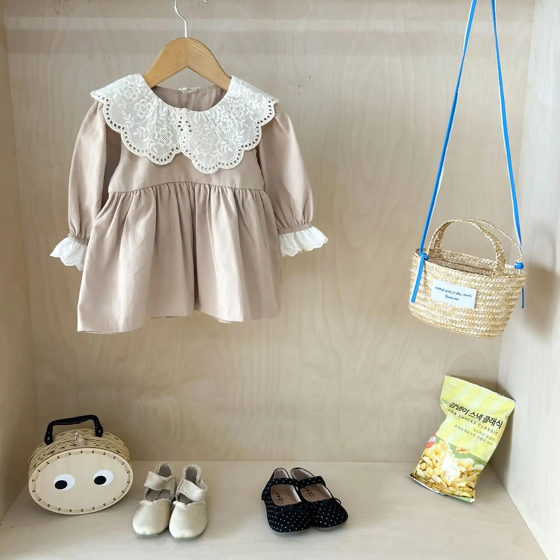 Girls' College Style Princess Dress
