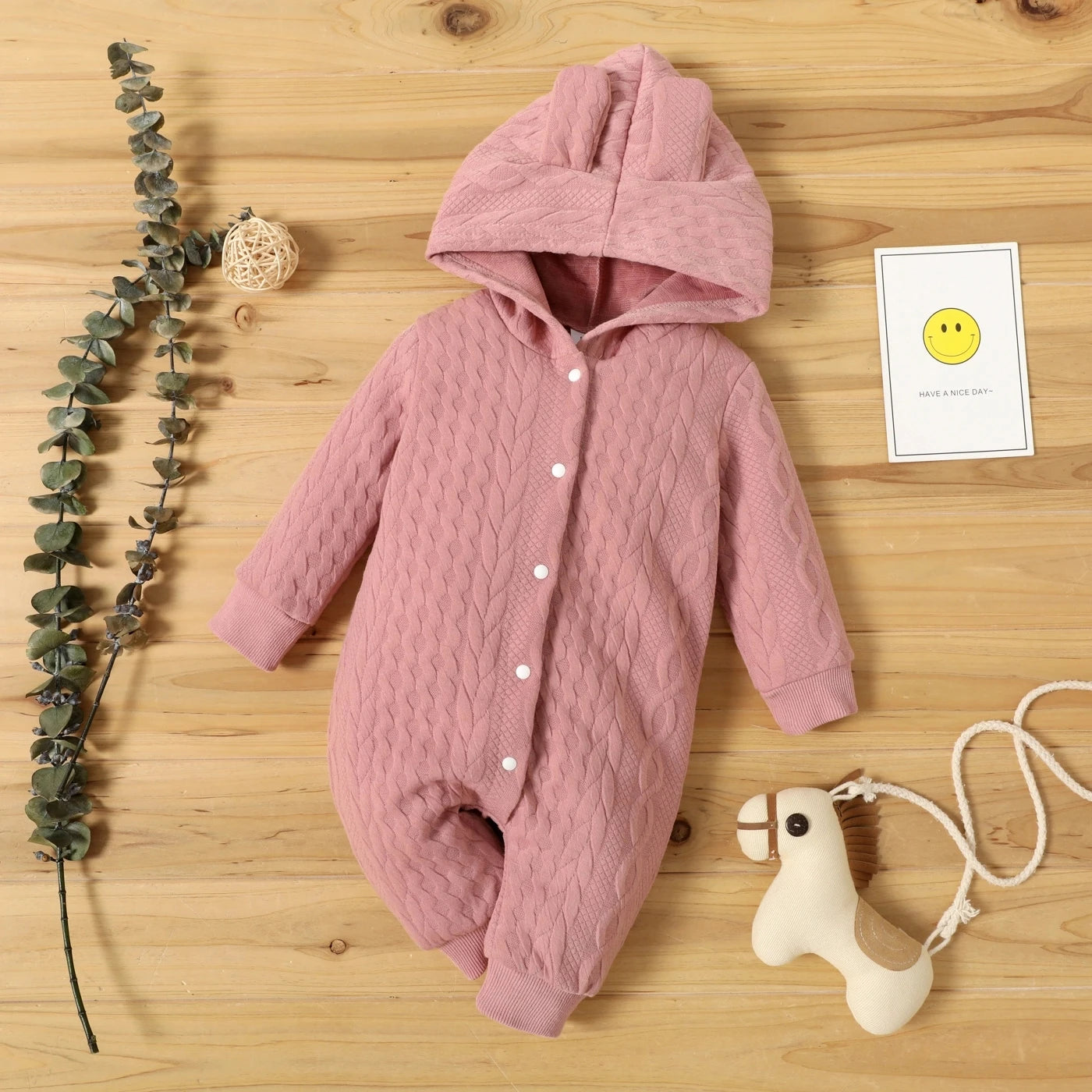 Baby Hooded Romper Jumpsuit