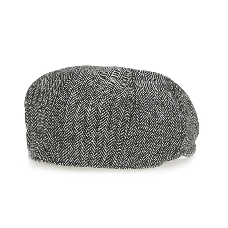 Kids Vintage Tweed Newsboy Cap