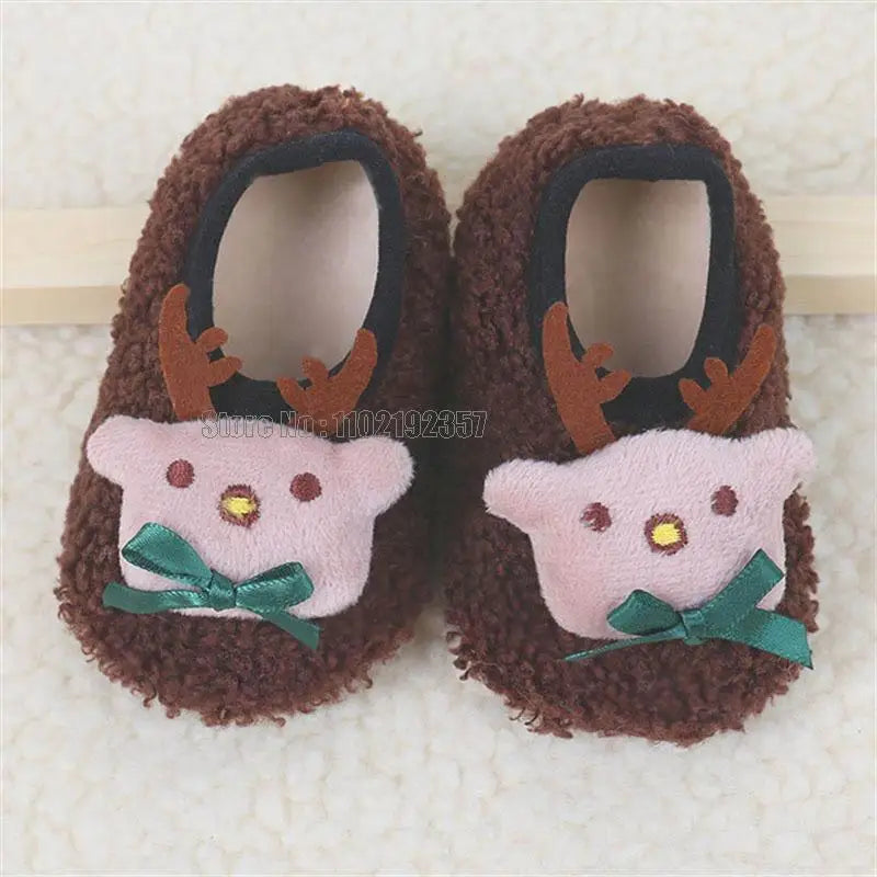 Kids Plush Anti-Slip Indoor Slippers