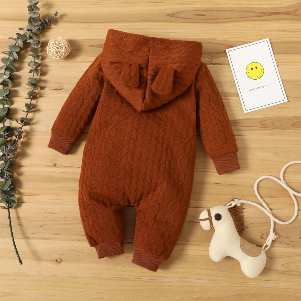 Baby Hooded Romper Jumpsuit