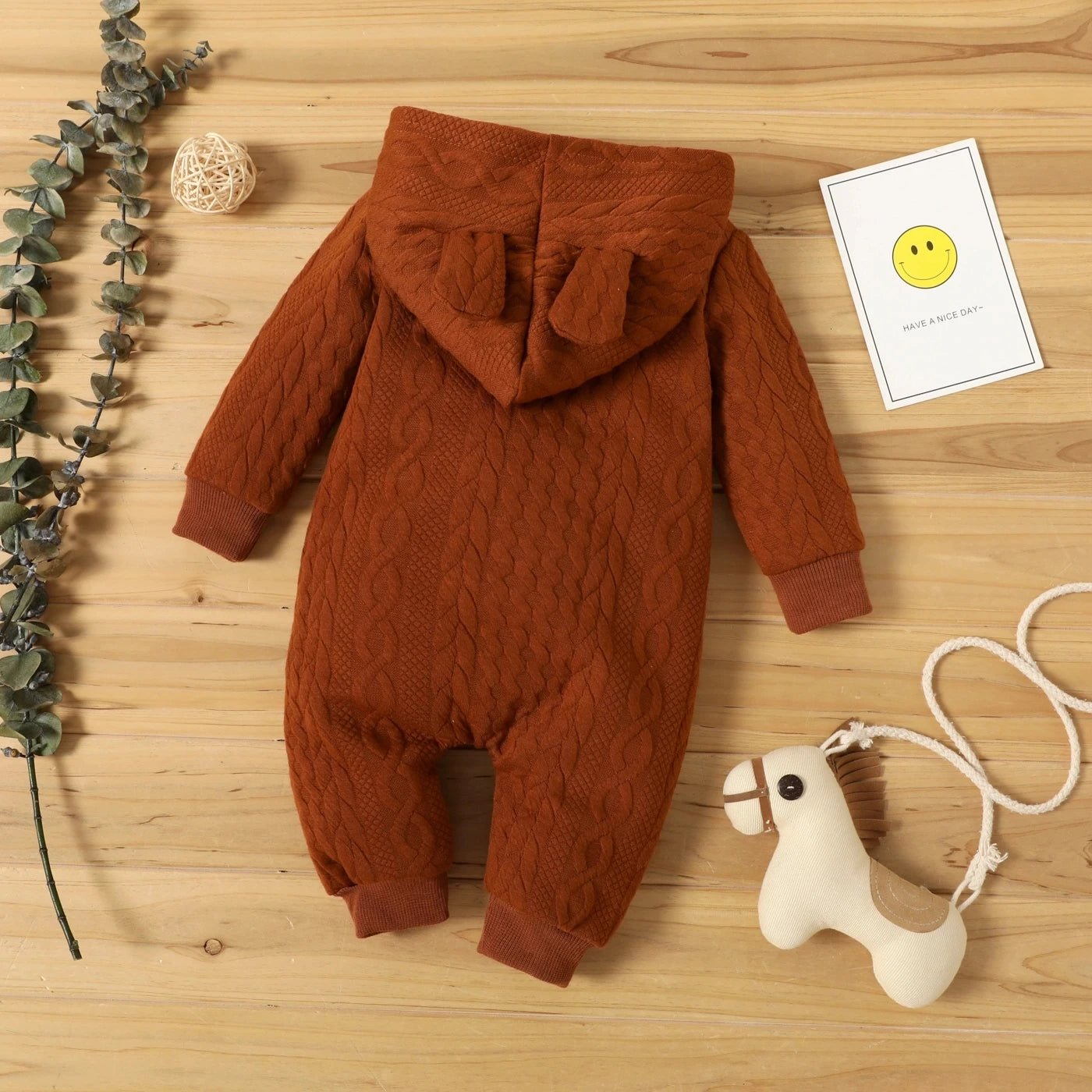 Baby Hooded Romper Jumpsuit