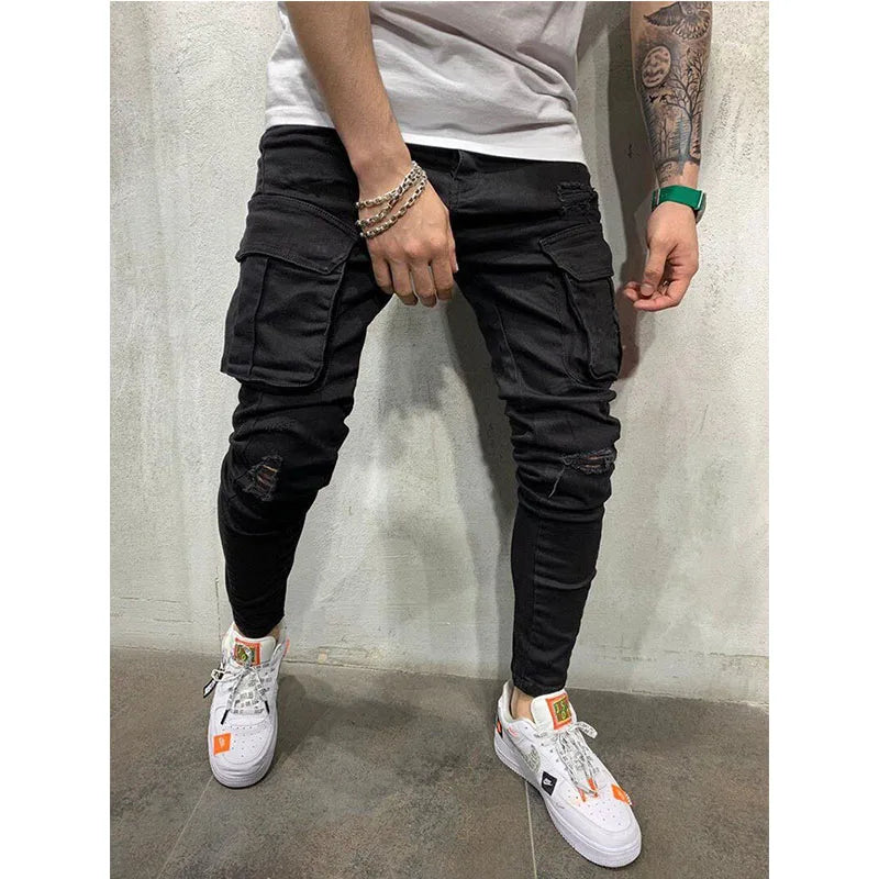 Stretch Cargo Jeans