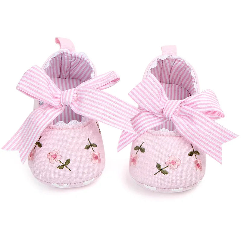 Baby Girl Bowknot First Walker Shoes